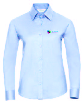 932F Ladies Long Sleeve Oxford Shirt