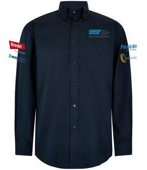 K105 Kustom Kit Long Sleeve Oxford Shirt