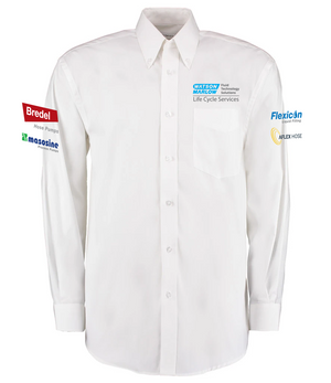 K105 Kustom Kit Long Sleeve Oxford Shirt