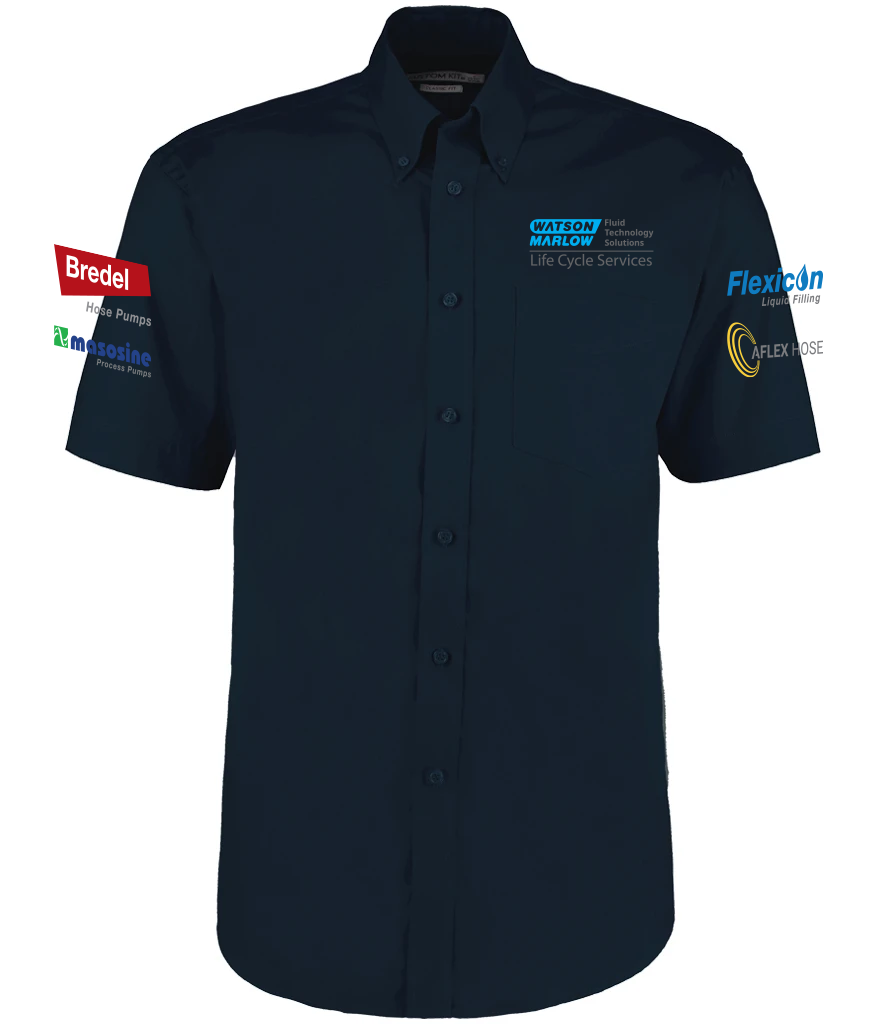 K109 Kustom Kit Short Sleeve Oxford Shirt