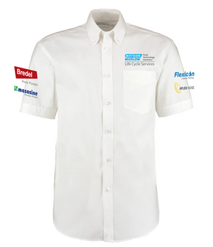 K109 Kustom Kit Short Sleeve Oxford Shirt