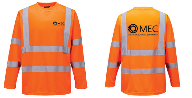 S178 Portwest Long Sleeve Hi-Vis T-Shirt