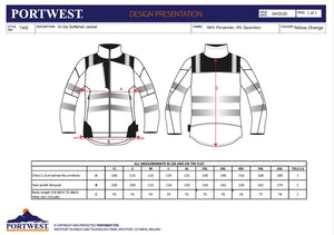 T402 Porwest Hi-Vis Softshell