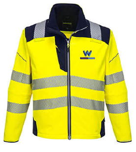 T402 Porwest Hi-Vis Softshell