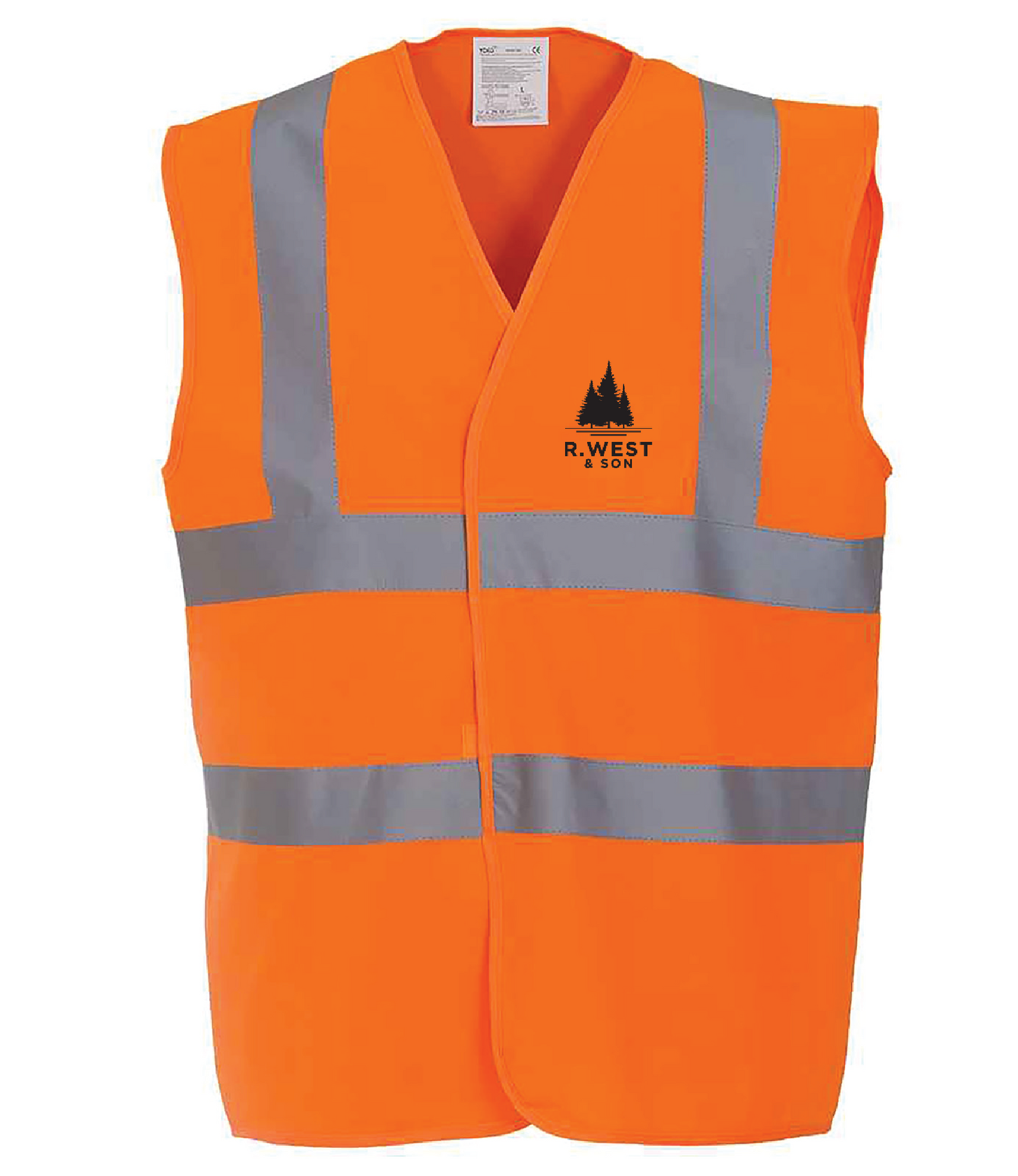 YK102 Yoko Hi-Vis Two Band and Braces Waistcoat