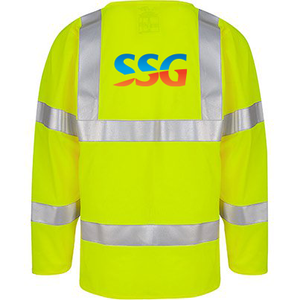 YK108 Yoko Hi-Vis Long Sleeve Waistcoat