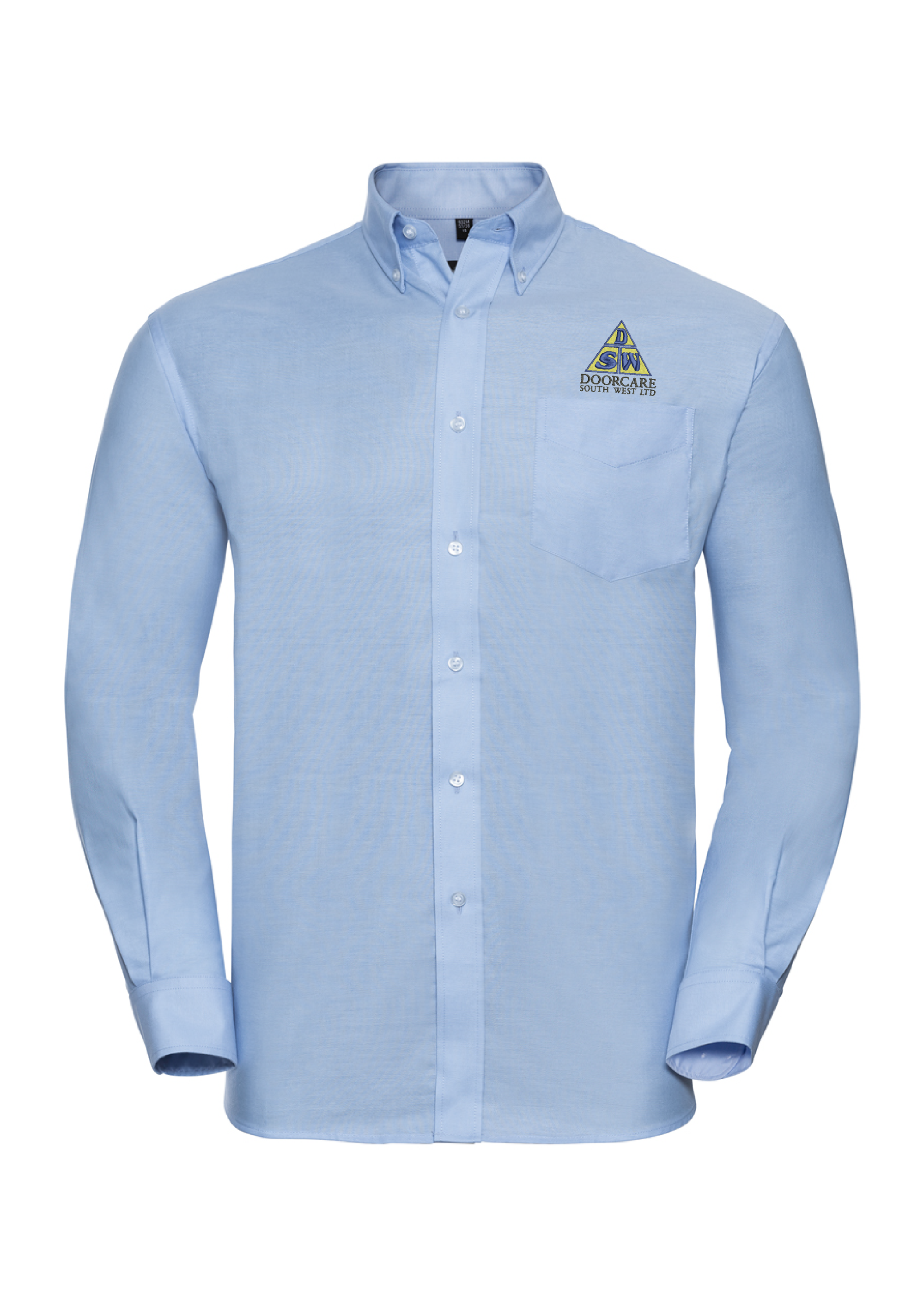 932M - Russell Collection Long Sleeve Easy Care Oxford Shirt