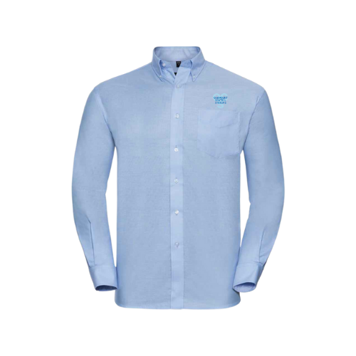 932M - Russell Collection Long Sleeve Easy Care Oxford Shirt