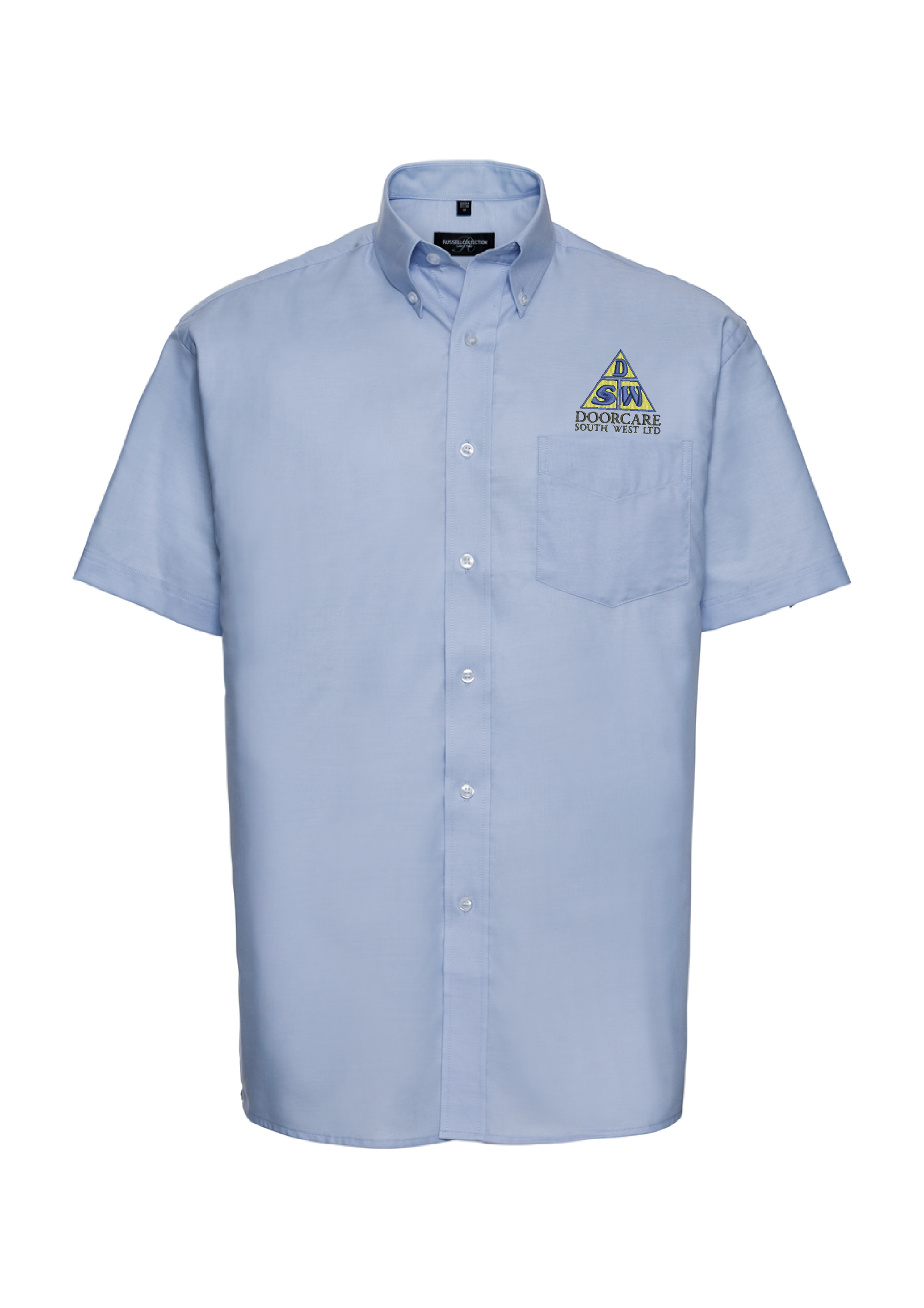 933M - Russell Collection Short Sleeve Easy Care Oxford Shirt