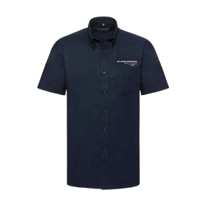 933M - Russell Collection Short Sleeve Easy Care Oxford Shirt