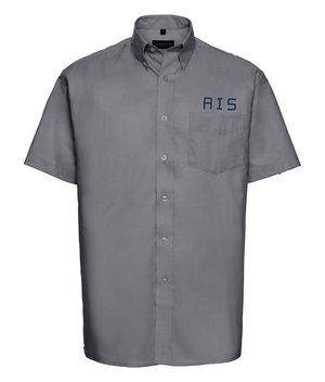 933M - Russell Collection Short Sleeve Easy Care Oxford Shirt