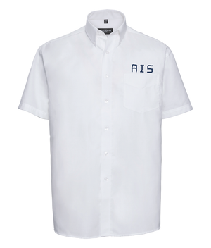 933M - Russell Collection Short Sleeve Easy Care Oxford Shirt