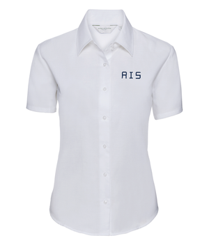 932F - Russell Collection Ladies Long Sleeve Easy Care Oxford Shirt