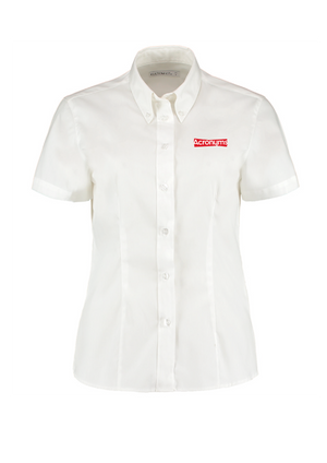 K701 - Kustom Kit Ladies Premium Short Sleeve Tailored Oxford Shirt