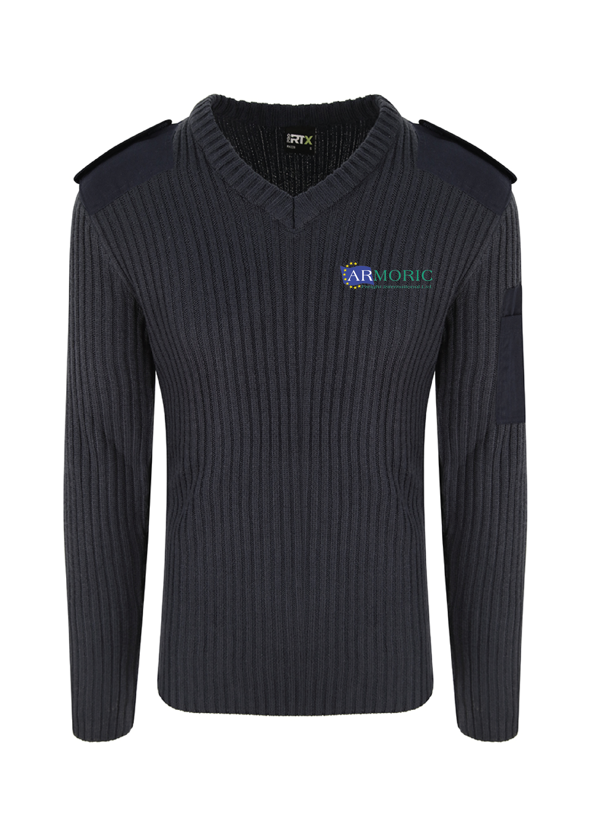 RX220 - Pro RTX Pro Acrylic Security V Neck Sweater