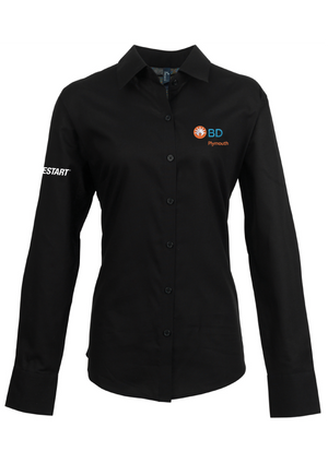 PR334 - Premier Ladies Signature Long Sleeve Oxford Shirt