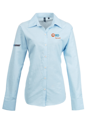 PR334 - Premier Ladies Signature Long Sleeve Oxford Shirt