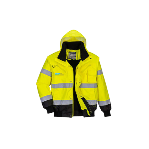 C465 - Hi-Vis Contrast Bomber Jacket