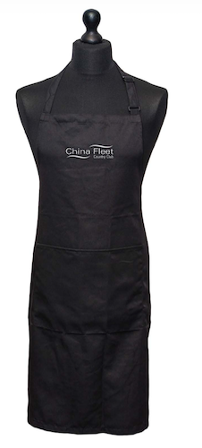 DE101 - Dennys Polyester Bib Apron with Pocket