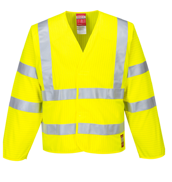 FR85 - Hi-Vis Anti Static Jacket - Flame Resistant