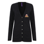 H723 - Henbury Ladies Cotton Acrylic V Neck Cardigan