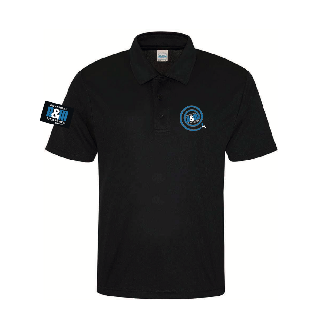 JC040 AWDis Cool Polo Shirt with R&M Logo Right Sleeve