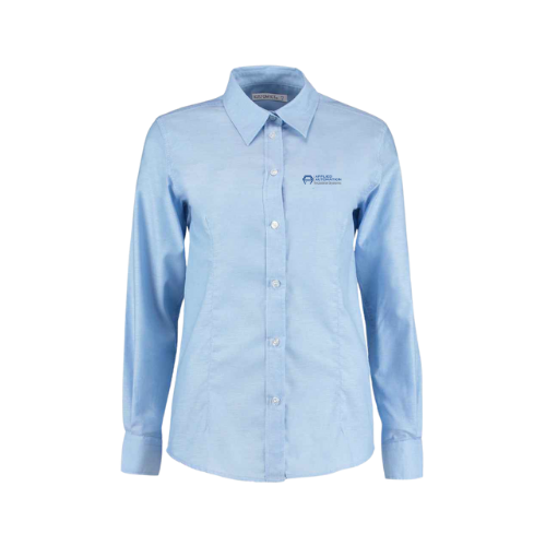 K361 - Kustom Kit Ladies Long Sleeve Tailored Workwear Oxford Shirt