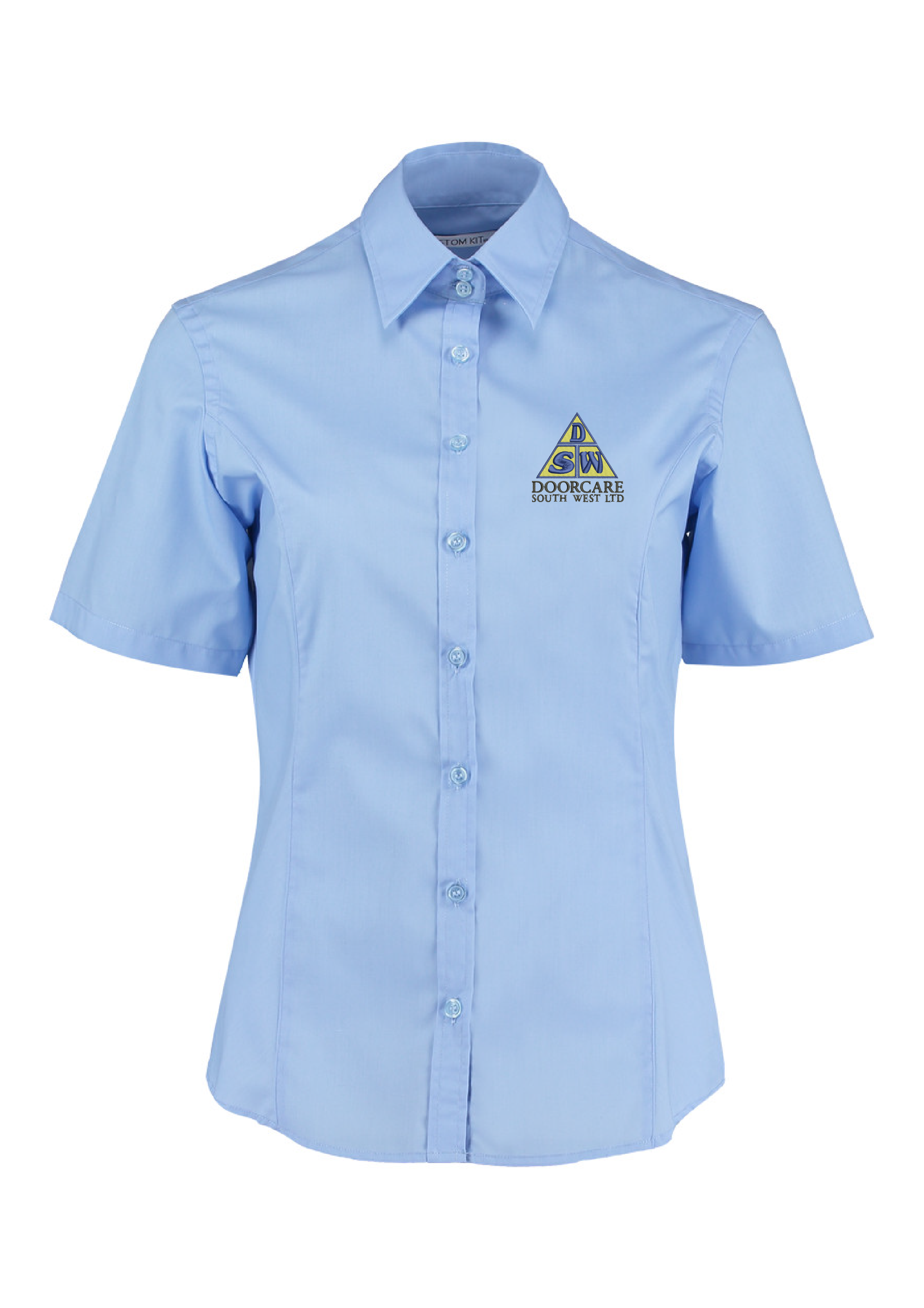 K742F - Kustom Kit Ladies Short Sleeve Tailored Business Shirt