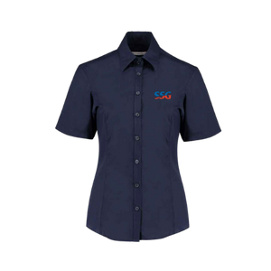 K742F - Kustom Kit Ladies Short Sleeve Tailored Business Shirt