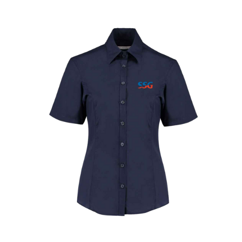 K742F - Kustom Kit Ladies Short Sleeve Tailored Business Shirt