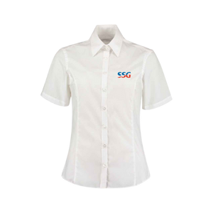 K742F - Kustom Kit Ladies Short Sleeve Tailored Business Shirt