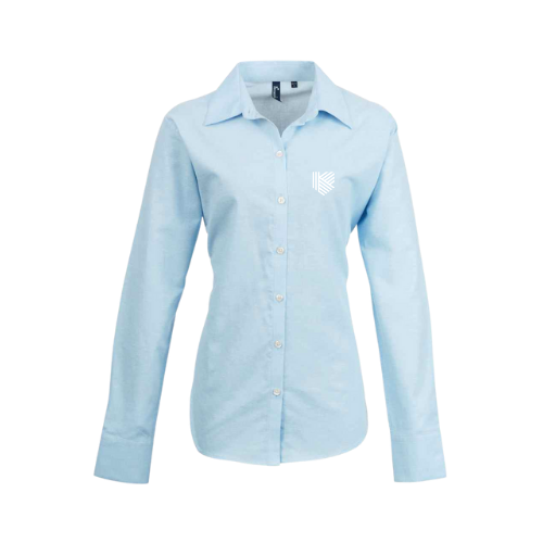 PR334 - Premier Ladies Signature Long Sleeve Oxford Shirt