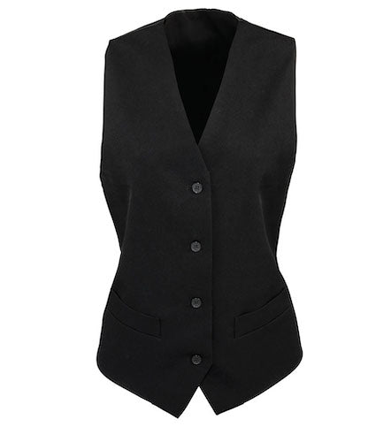 PR623 - Premier Ladies Lined Waistcoat