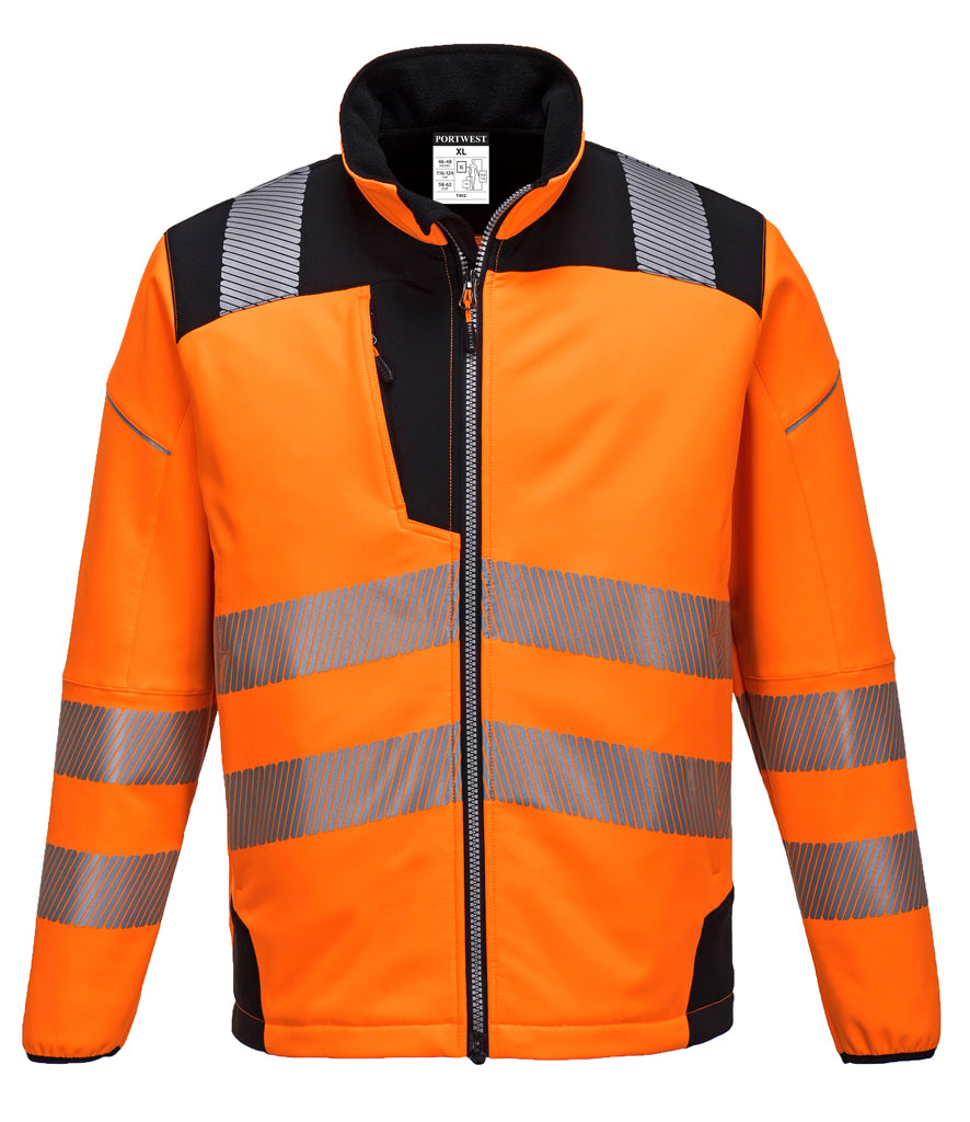 PW1011 (T402) Portwest PW3 Hi-Vis Soft Shell Jacket