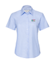 933F - Russell Collection Ladies Short Sleeve Easy Care Oxford Shirt