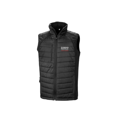 RS238 - Result Genuine Recycled Black Compass Padded Gilet - Customer Care Specialist