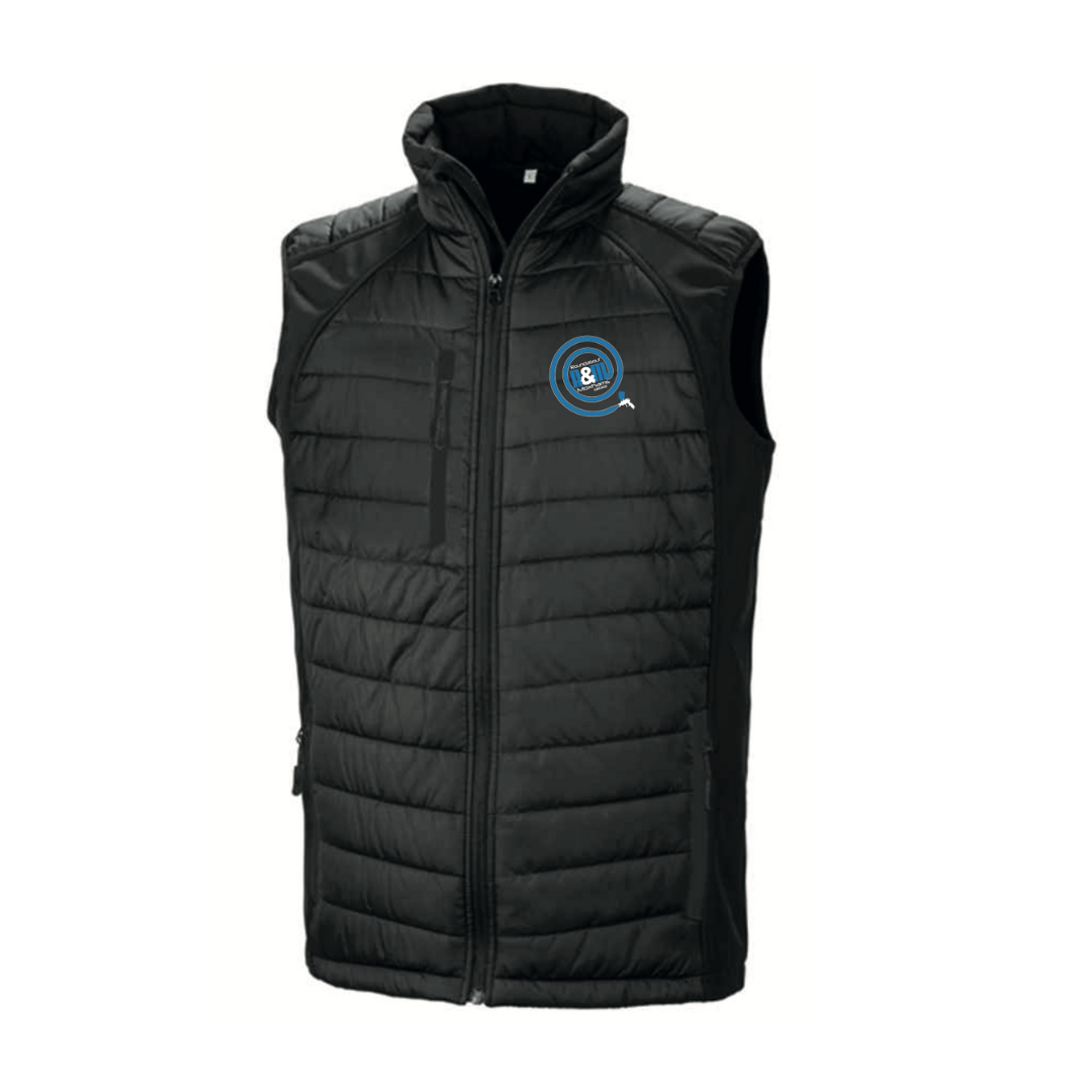 RS238 Result Genuine Recycled Compass Padded Gilet