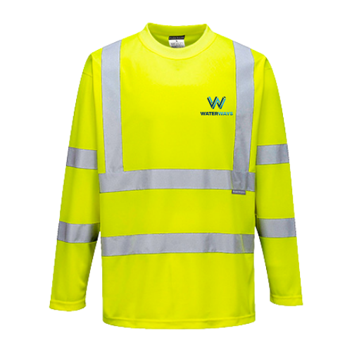 S178 - Hi-Vis Long Sleeved T-Shirt