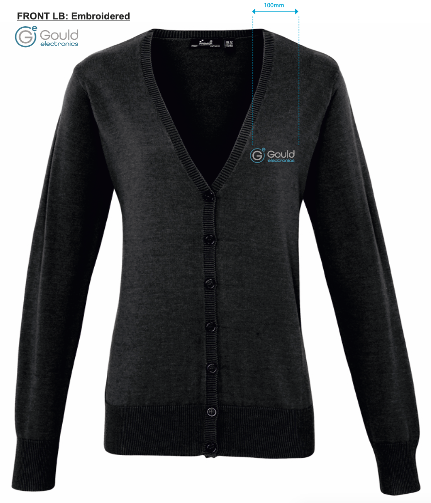 PR697 Premier Ladies Cotton Acrylic V Neck Cardigan