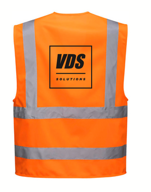 YK102 (HVW100) Yoko Hi-Vis Two Band and Braces Waistcoat