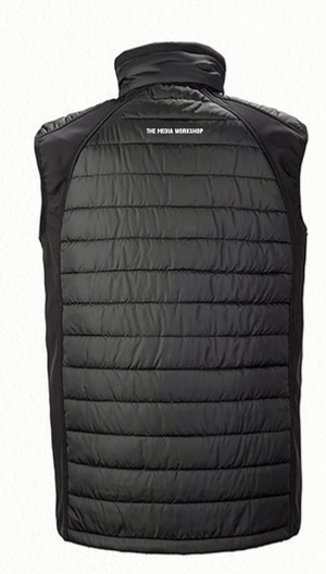 RS238 (R238X) Result Genuine Recycled Black Compass Padded Gilet