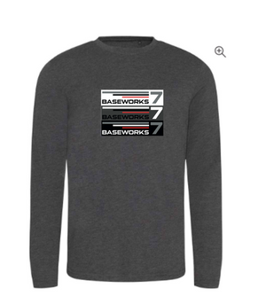 JT002 AWDis Long Sleeve Tri-Blend T-Shirt