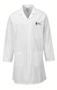 2852 - Standard Style Lab Coat - White