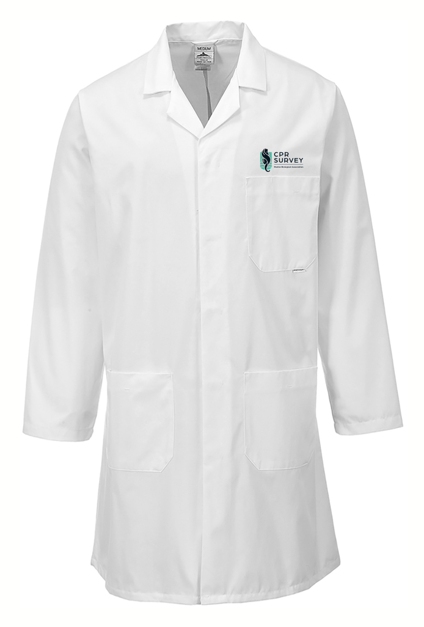 2852 - Standard Style Lab Coat - White