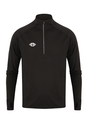 TL562 - Tombo Long Sleeve Zip Neck Performance Top