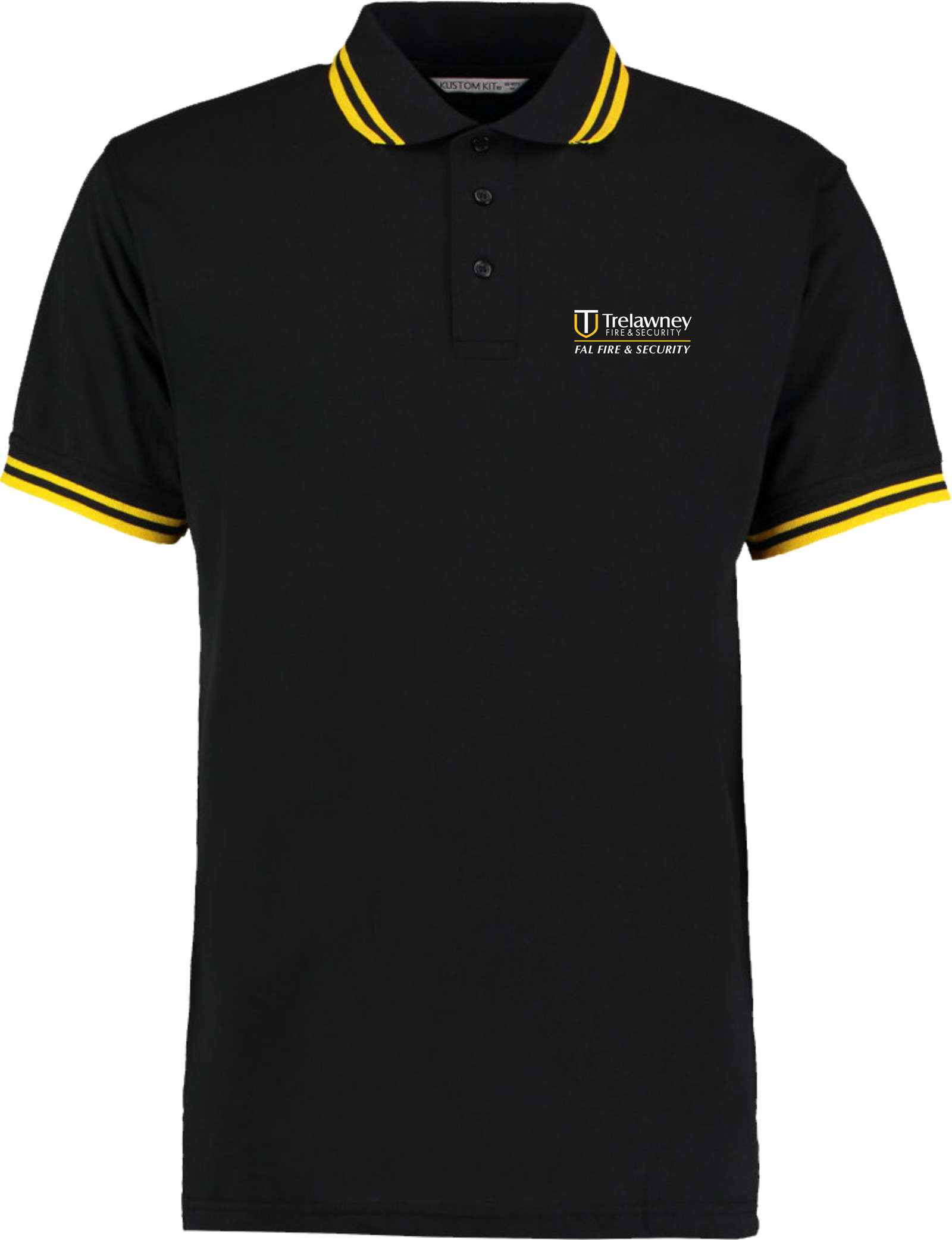 K409 (KK409) Kustom Kit Contrast Tipped Poly/Cotton Piqué Polo Shirt