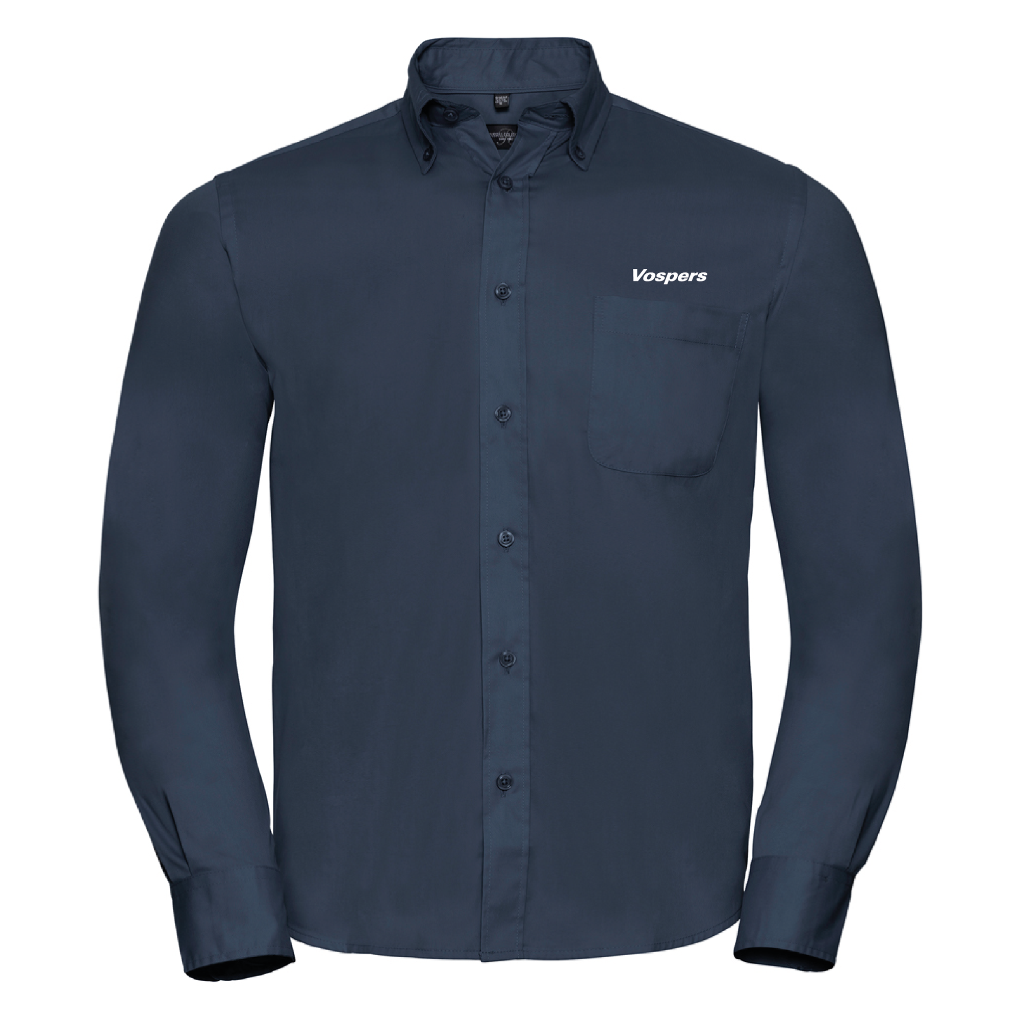 916M - Russell Collection Long Sleeve Classic Twill Shirt