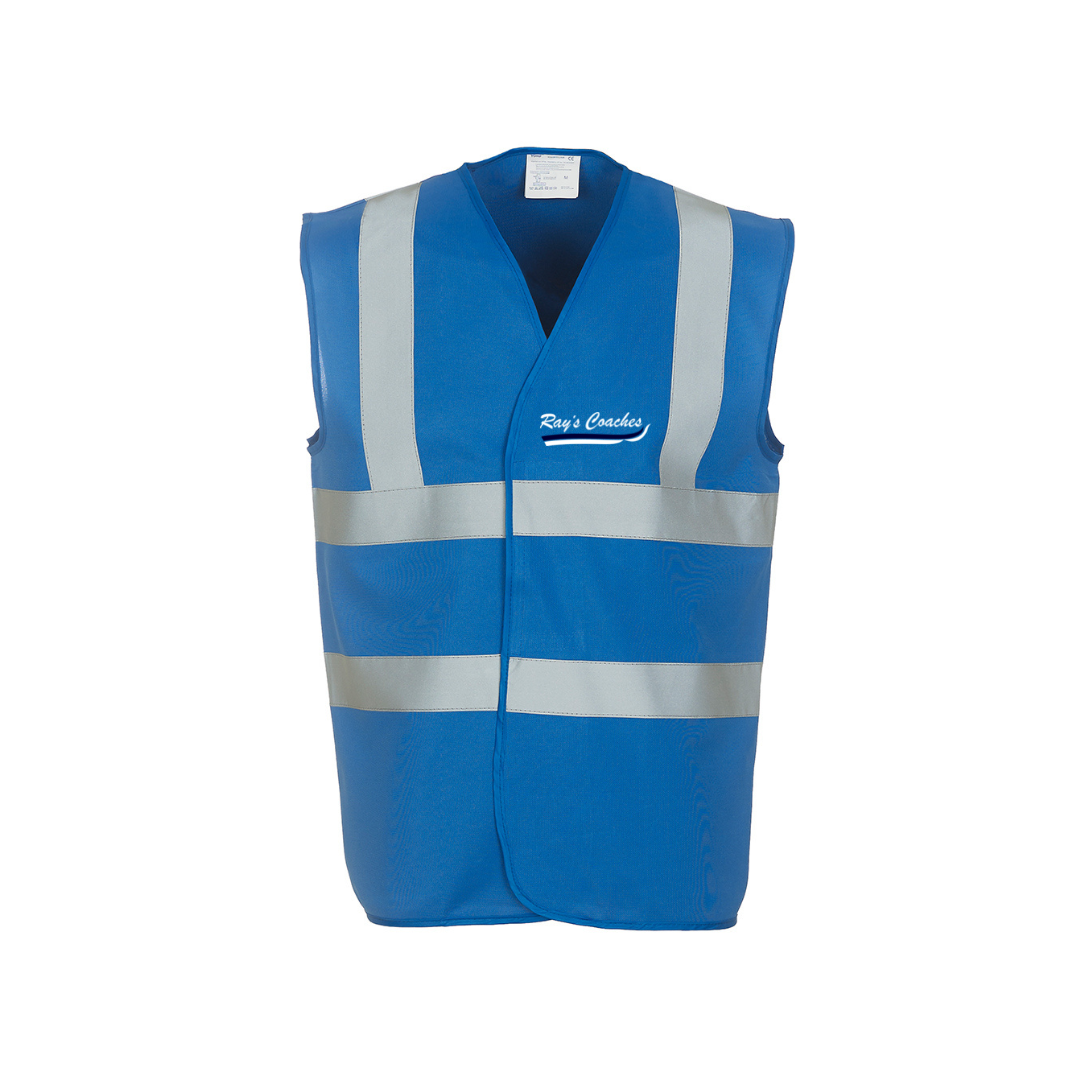 YK102 - Yoko Hi-Vis Two Band & Braces Waistcoat