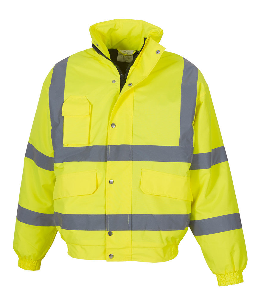 YK200 - Yoko Hi-Vis Classic Bomber Jacket