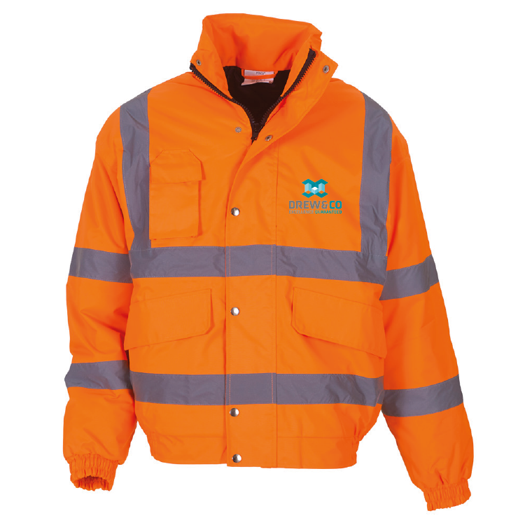 YK200 - Yoko Hi-Vis Classic Bomber Jacket